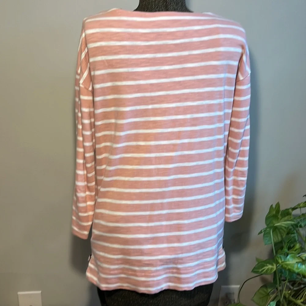 J.Crew side zip cotton tunic top XS